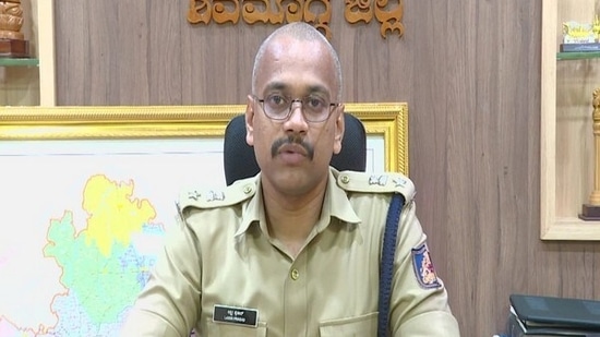 Shivamogga Superintendent of Police BM Laxmi Prasad (Photo/ANI)