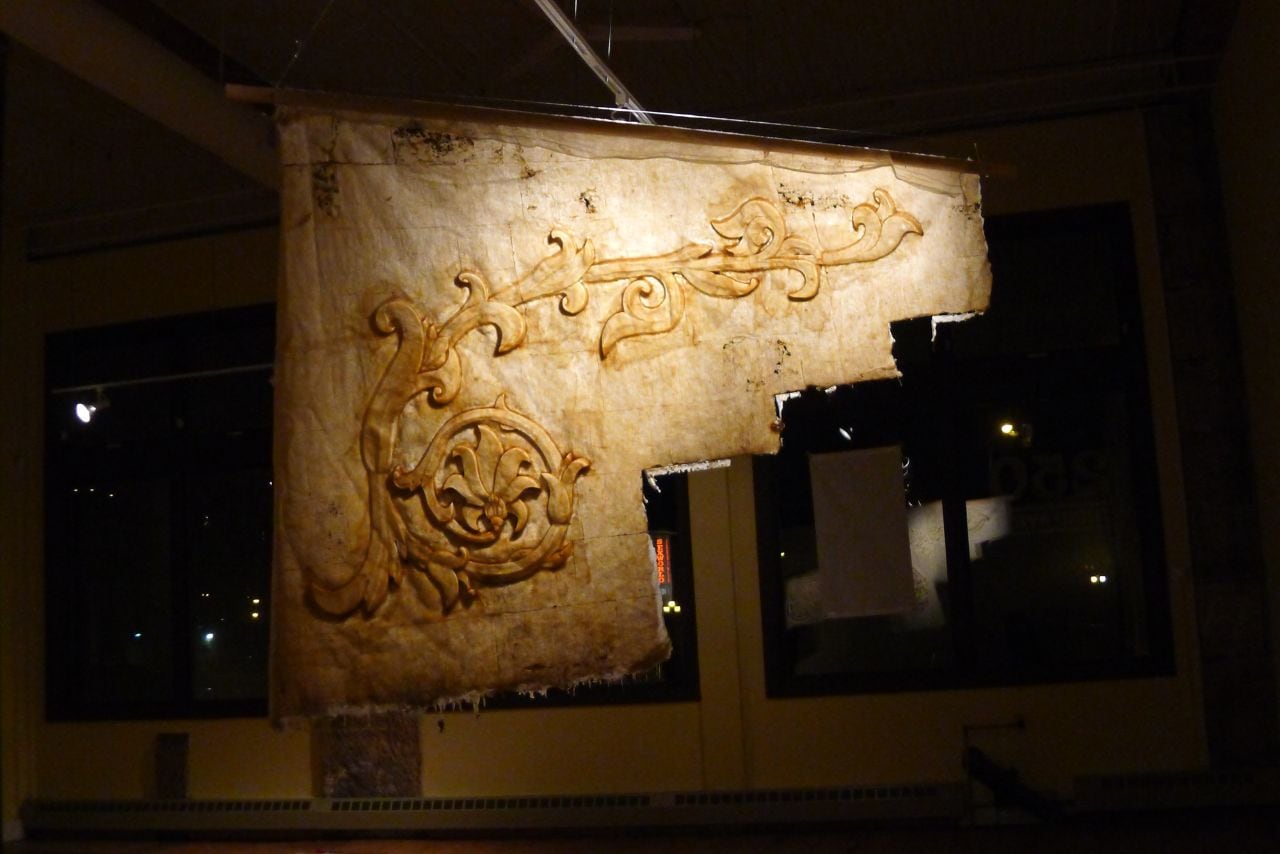 One of the latex moulds on display (Artist provided) One of the latex moulds on display (Artist provided)