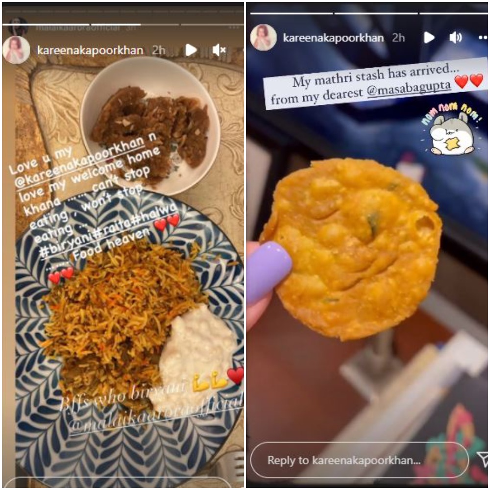Kareena Kapoor shared a clip.