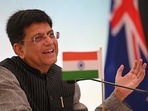 India's commerce minister Piyush Goyal addresses a joint press conference after taking part in the virtual signing ceremony of the India-Australia economic cooperation and trade agreement with Australian Trade Minister Dan Tehan, in New Delhi. India's commerce minister Piyush Goyal addresses a joint press conference after taking part in the virtual signing ceremony of the India-Australia economic cooperation and trade agreement with Australian Trade Minister Dan Tehan, in New Delhi.