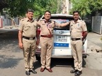 Former Bengaluru Police Commissioner Bhaskar Rao (in the centre) resigns. (Source: Bhaskar Rao Twitter) Former Bengaluru Police Commissioner Bhaskar Rao (in the centre) resigns. (Source: Bhaskar Rao Twitter)