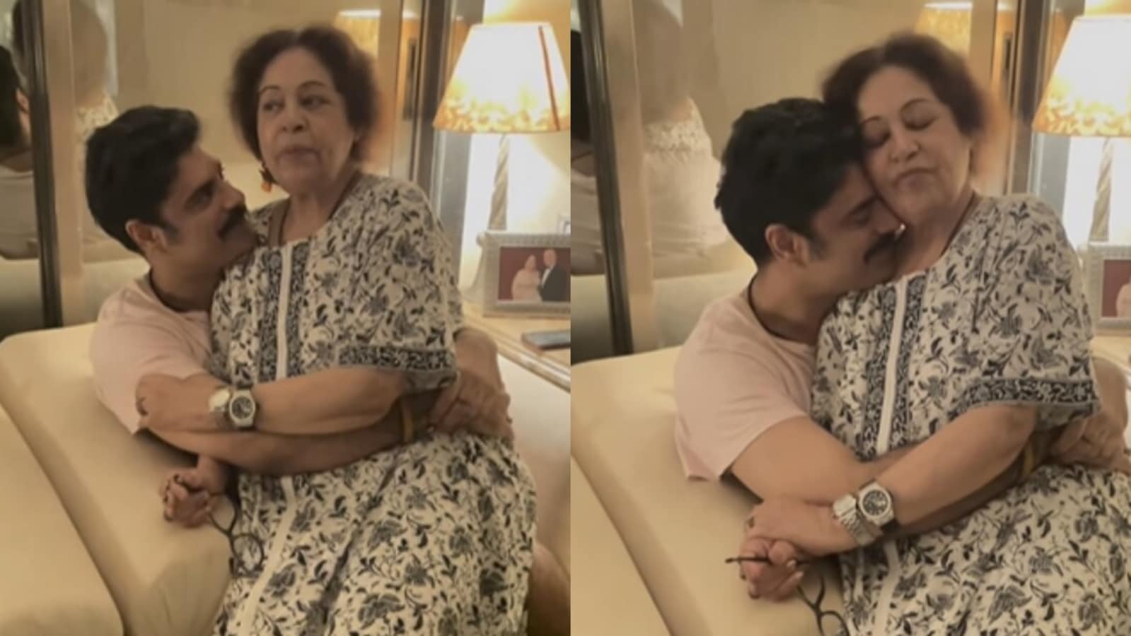 Kiran Yadav Bf Xxx - Kirron Kher and son Sikander look inseparable in cute new video. Watch |  Bollywood - Hindustan Times