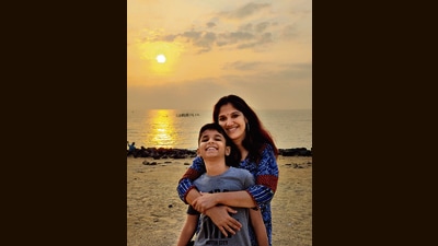 Mitra Satheesh and Narayan at the Puducherry promenade. Bastar was the highlight for her, Satheesh says. ‘People there live ecologically from birth. Things like plastic would be an intrusion in their system.' Mitra Satheesh and Narayan at the Puducherry promenade. Bastar was the highlight for her, Satheesh says. ‘People there live ecologically from birth. Things like plastic would be an intrusion in their system.'