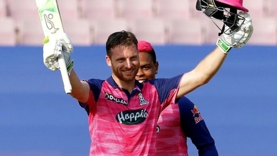 Jos Buttler scored his second IPL century. (IPL Twitter) Jos Buttler scored his second IPL century. (IPL Twitter)