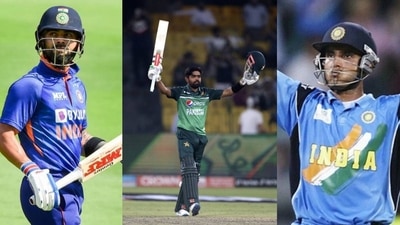 Virat Kohli; Babar Azam; Sourav Ganguly Virat Kohli; Babar Azam; Sourav Ganguly