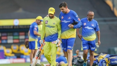 Head Coach of CSK Stephen Fleming with skipper Ravindra Jadeja (PTI) Head Coach of CSK Stephen Fleming with skipper Ravindra Jadeja (PTI)
