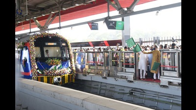 Mumbai-Ahmedabad bullet train project is the pet project of Prime Minister Narendra Modi (VIJAY BATE/HT PHOTO) Mumbai-Ahmedabad bullet train project is the pet project of Prime Minister Narendra Modi (VIJAY BATE/HT PHOTO)