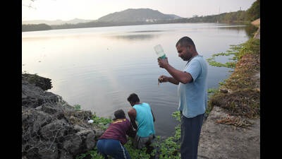 The Pune Municipal Corporation (PMC) has invited expression of interest (EoI) for rejuvenation of Katraj, Pashan and Jambhulwadi lakes as part of its tourism promotion plans. (HT FILE PHOTO)