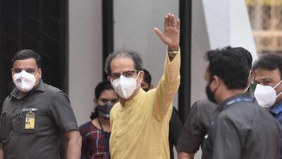 Thackeray said that they will not tolerate any attack on Marathi language and the Marathi-speaking people and added that the attempt to undermine the importance of Marathi people in Mumbai will get a befitting reply (Satish Bate/HT PHOTO) Thackeray said that they will not tolerate any attack on Marathi language and the Marathi-speaking people and added that the attempt to undermine the importance of Marathi people in Mumbai will get a befitting reply (Satish Bate/HT PHOTO)