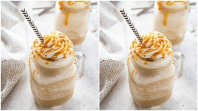 Beat the heat with Caramel Frappuccino this summer. Recipe inside (Pinterest)