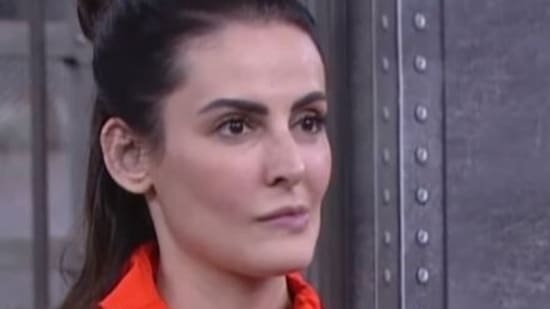 Mandana Karimi was back in the jail after walking out on jailor Karan Kundrra on Friday's episode of Lock Upp.