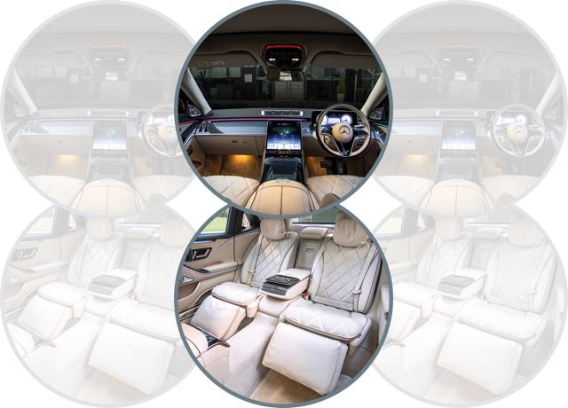 The car has an opulent cabin that drips quality The car has an opulent cabin that drips quality