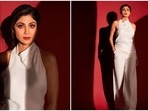 Shilpa Shetty is the epitome of grace and elegance. From traditional designer attires to formal pantsuits, Shilpa can effortlessly pull off any outfit with utmost poise. The actor was recently seen raising the glam quotient in an all-white bind halter top and wide trousers set.(Instagram/@tanghavri)
