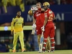 Punjab Kings Shikhar Dhawan and Liam Livingstone during the TATA Indian Premier League 2022 (ANI)