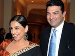 Vidya Balan with husband Siddharth Roy Kapur.