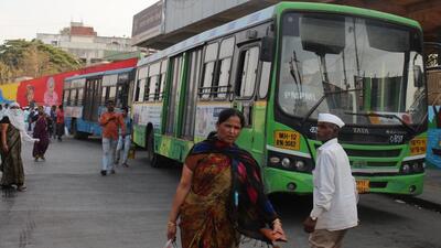 As per the information given by PMPML, as the MSRTC workers had gone on strike since the past four months, there was urgent need for public transport buses in the rural parts of Pune district. Hence, several new routes were started as per requirements. (Ravindra Joshi/HT PHOTO)