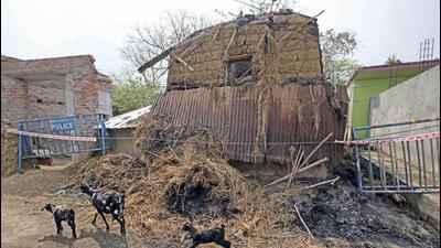 Crude bombs were found by police on Sunday afternoon at Bogtui village where, on the night of March 21, around 10 houses were attacked and eight people were burnt to death in retaliation to the murder of a local panchayat leader. (PTI PHOTO.) Crude bombs were found by police on Sunday afternoon at Bogtui village where, on the night of March 21, around 10 houses were attacked and eight people were burnt to death in retaliation to the murder of a local panchayat leader. (PTI PHOTO.)