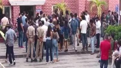 More than 150 people, including 39 women were detained and some of them were let off after questioning. Later in the afternoon, the police released a list of 142 people, including 19 staff members of the pub located in a 5-star hotel in Banjara Hills. (ANI PHOTO.) More than 150 people, including 39 women were detained and some of them were let off after questioning. Later in the afternoon, the police released a list of 142 people, including 19 staff members of the pub located in a 5-star hotel in Banjara Hills. (ANI PHOTO.)