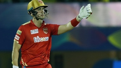 Punjab Kings' Liam Livingstone against Chennai Super Kings (ANI) Punjab Kings' Liam Livingstone against Chennai Super Kings (ANI)