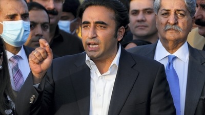 PPP leader Bilawal Bhutto Zardari.&nbsp; (AP)