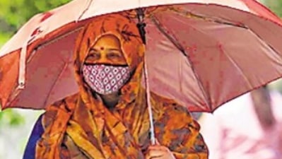 Delhi recorded a high of 39.4°C on Sunday. (Amal KS/HT)