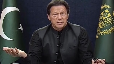 Former Pakistan prime minister Imran Ahmed khan Niazi. (ANI) Former Pakistan prime minister Imran Ahmed khan Niazi. (ANI)