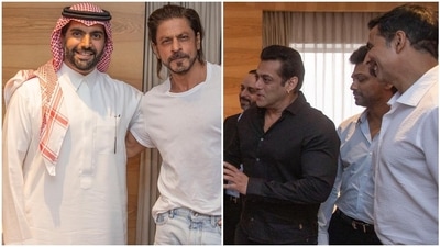 Shah Rukh Khan, Salman Khan and Akshay Kumar met Saudi Arabia's Culture Minister.