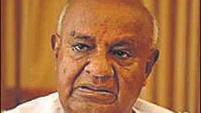 H D Deve Gowda (HT Photo)