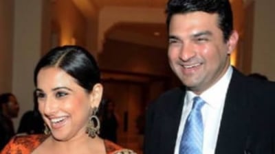 Vidya Balan with husband Siddharth Roy Kapur.