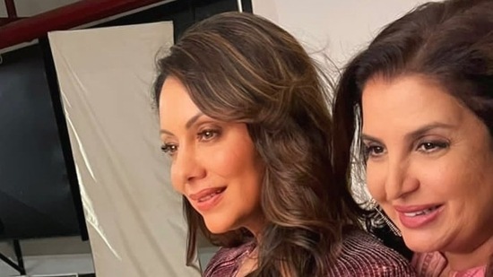 Farah Khan and Gauri Khan share pictures together.