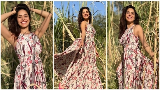 Sundays are for relaxing and detoxing from all the piled up weekday work and stress. Nushrratt Bharuccha replaced her regular Sunday activities with sunbathing, taking a stroll amidst nature and soaking in all the spells of nature.(Instagram/@nushrrattbharuccha)