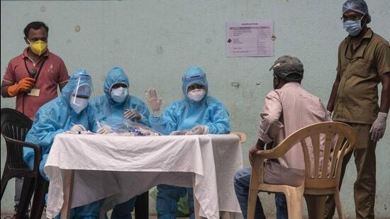 As per the state health department, Pune rural reported five new Covid-19 cases which took the progressive count to 425,449 and the death toll stood at 7,183. (HT FILE PHOTO) As per the state health department, Pune rural reported five new Covid-19 cases which took the progressive count to 425,449 and the death toll stood at 7,183. (HT FILE PHOTO)
