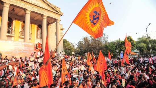 Bajrang Dal protesters (File Photo /AFP) Bajrang Dal protesters (File Photo /AFP)