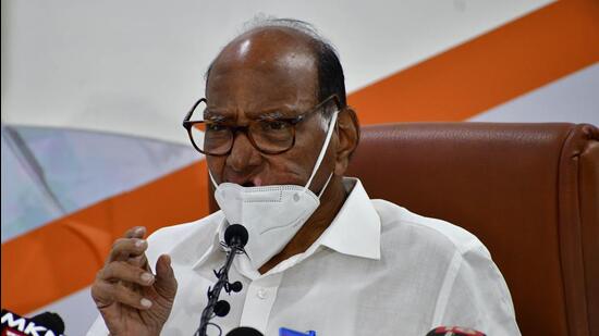 NCP chief Sharad Pawar said he is not interested in becoming the UPA chairperson. (HT file)