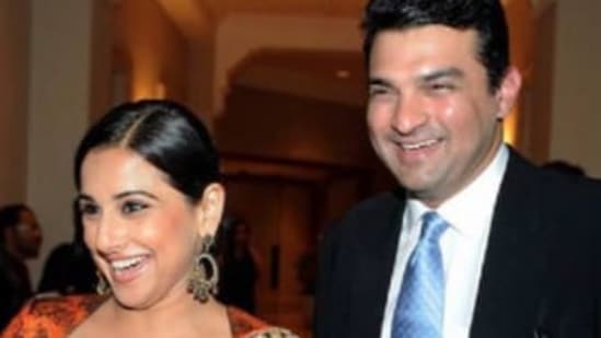 Vidya Balan with husband Siddharth Roy Kapur.