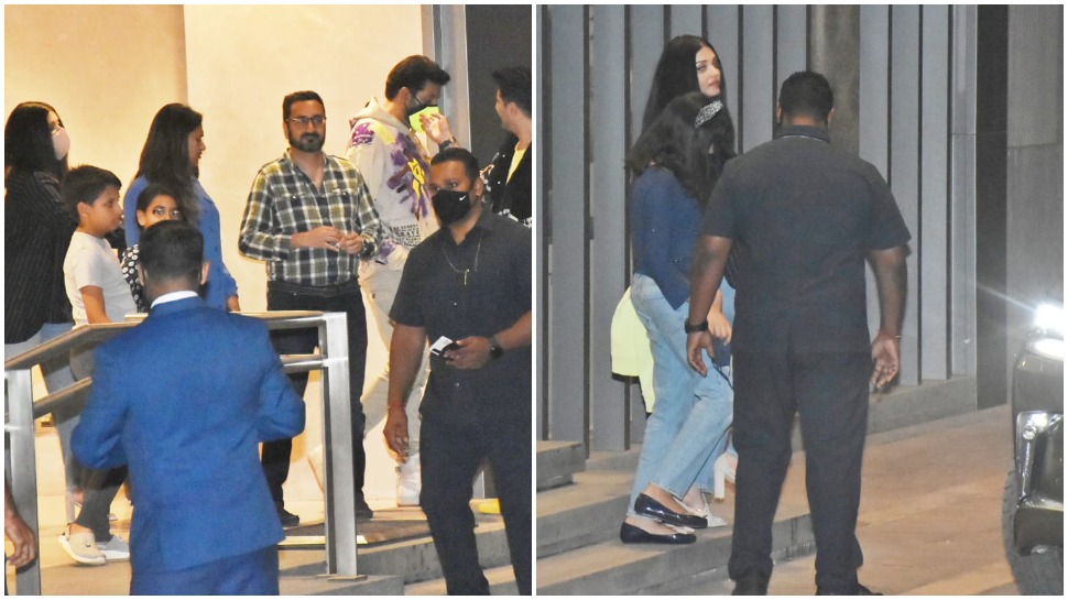 Aaradhya Bachchan greets paparazzi with 'namaste' on returning from Cannes,  smiles at airport