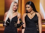 Dua Lipa and Megan Thee Stallion wore matching Versace looks at Grammys: Watch viral video to see what happened Dua Lipa and Megan Thee Stallion wore matching Versace looks at Grammys: Watch viral video to see what happened