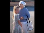 The little girl meets her 95-year-old neighbour with Down syndrome in this Instagram video. (Instagram/@goodnewscorrespondent) The little girl meets her 95-year-old neighbour with Down syndrome in this Instagram video. (Instagram/@goodnewscorrespondent)