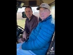 The Instagram video shows a grandfather get back into his tractor at the age of 93. (instagram/@circle_s_farms)