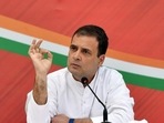 Congress leader Rahul Gandhi.&nbsp;