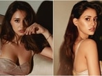 Disha Patani styles beige mini dress worth <span class='webrupee'>₹</span>2k with sultry elegance, does her own make-up: See pics inside Disha Patani styles beige mini dress worth <span class='webrupee'>₹</span>2k with sultry elegance, does her own make-up: See pics inside