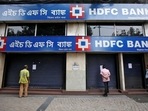 Sensex skyrocketed 1,472.33 points or a whopping 2.46 per cent to 60,736.08 points at around 10.30 am, driven by HDFC twins.