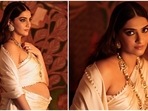 Sonam Kapoor flaunts baby bump and serves Goddess vibes in white saree, jewels by Sunita Kapoor: All pics inside Sonam Kapoor flaunts baby bump and serves Goddess vibes in white saree, jewels by Sunita Kapoor: All pics inside