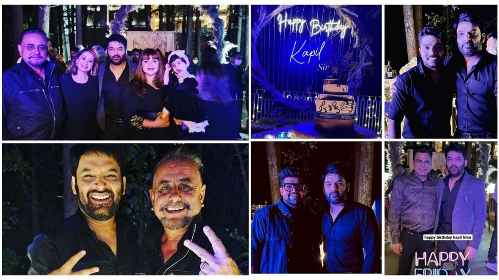 Inside Kapil Sharma’s musical birthday bash with Ginni Chatrath, Anayra: Watch as comedian breaks into a dance