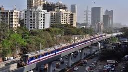 The Maha Mumbai Metro Operation Corporation Limited (MMMOCL), an undertaking of Mumbai Metropolitan Region Development Authority (MMRDA), updated the details of the disruption on Twitter (Satish Bate/HT PHOTO)