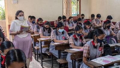 Back to the Classroom: One of the biggest challenges students faced after physical classes started was to get back to writing. (Pratik Chorge/HT File Photo/Representative Image)