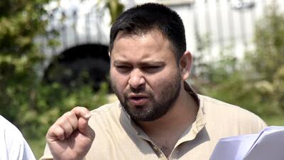 Leader of Opposition (LoP) in Bihar Legislative Assembly Tejashwi Yadav hit out at BJP leaders who called for emulating the model adopted by Yogi Adityanath in Uttar Pradesh. (ANI) Leader of Opposition (LoP) in Bihar Legislative Assembly Tejashwi Yadav hit out at BJP leaders who called for emulating the model adopted by Yogi Adityanath in Uttar Pradesh. (ANI)