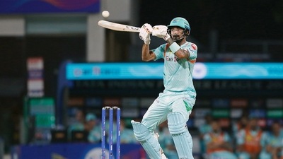 Lucknow Super Giants KL Rahul plays a shot during the TATA IPL 2022 match between SunRisers Hyderabad and Lucknow Super Giants (ANI) Lucknow Super Giants KL Rahul plays a shot during the TATA IPL 2022 match between SunRisers Hyderabad and Lucknow Super Giants (ANI)