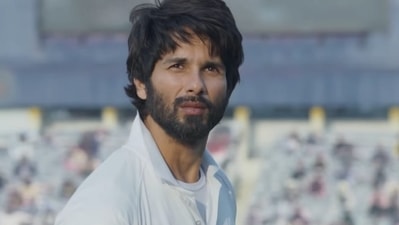 Shahid Kapoor in a still from Jersey. Shahid Kapoor in a still from Jersey.