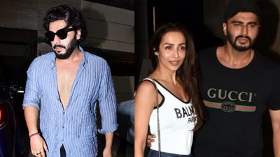 Arjun Kapoor visits Malaika Arora.